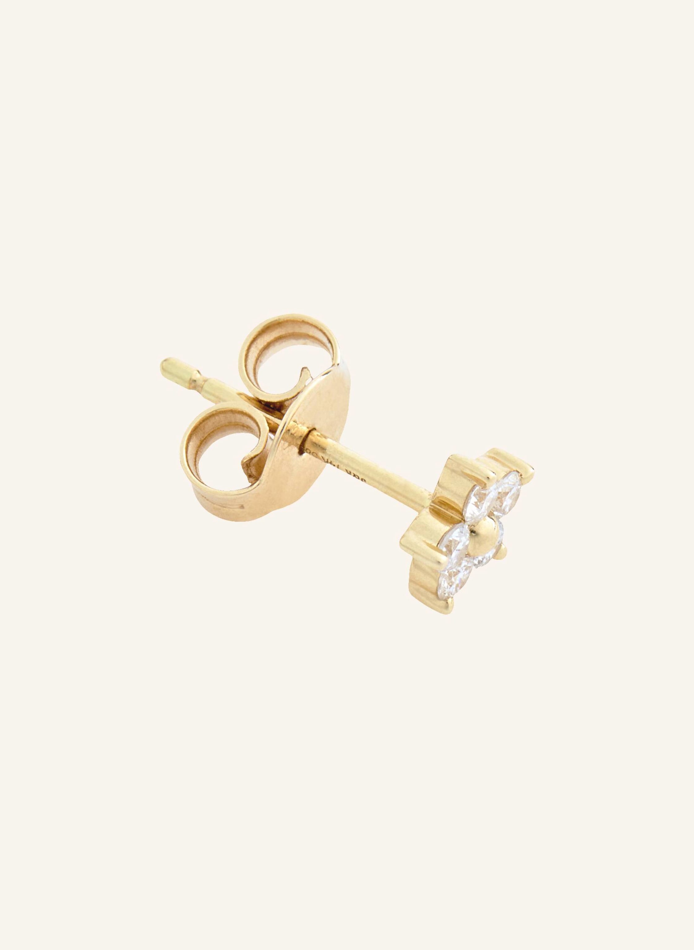 JUULS & KARATS Single-Ohrstecker FLOWER by GLAMBOU