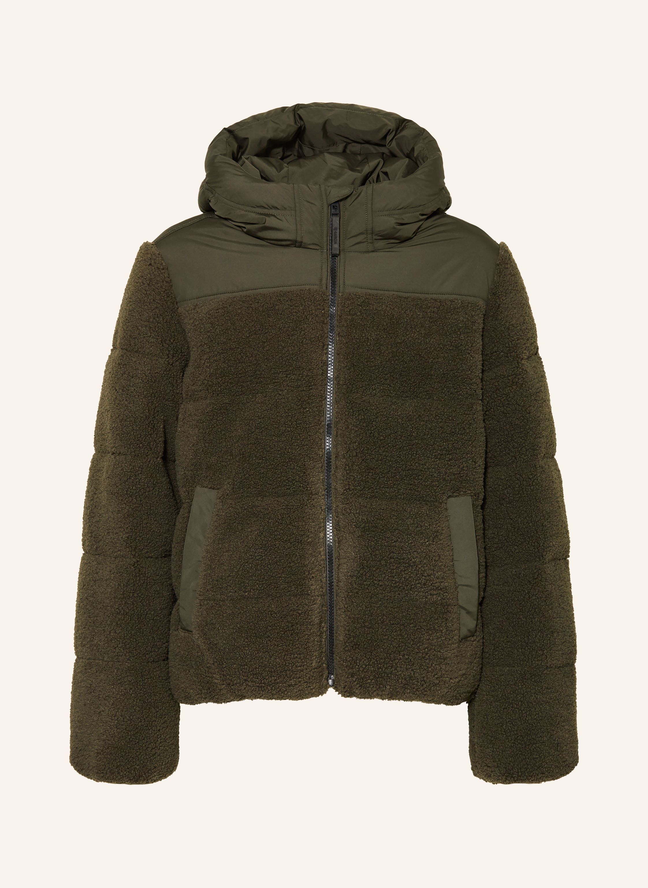 GARCIA Teddyfell-Jacke im Materialmix