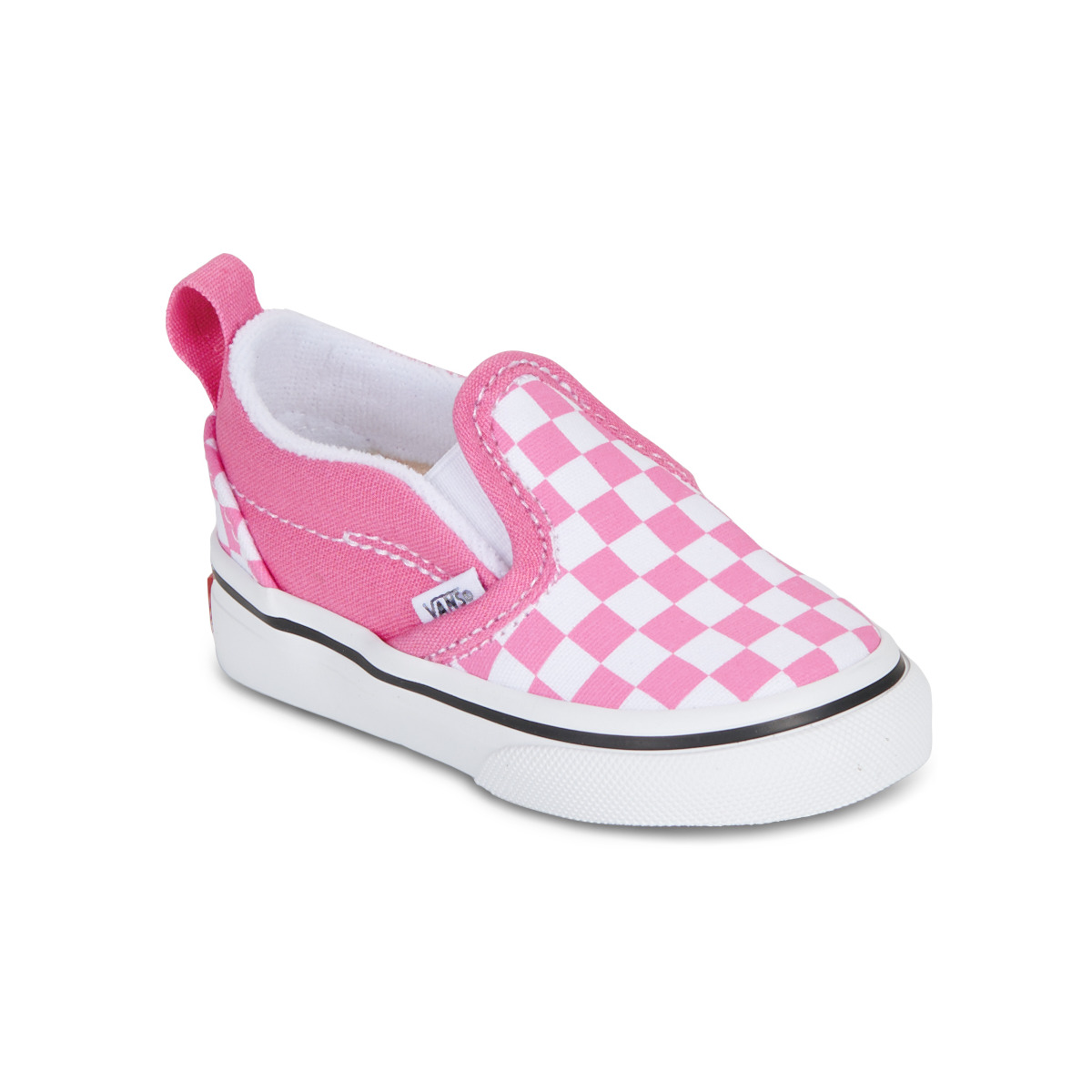 Vans - Slip-On V COLOR THEORY CHECKERBOARD Pink Fizz - Pink / White