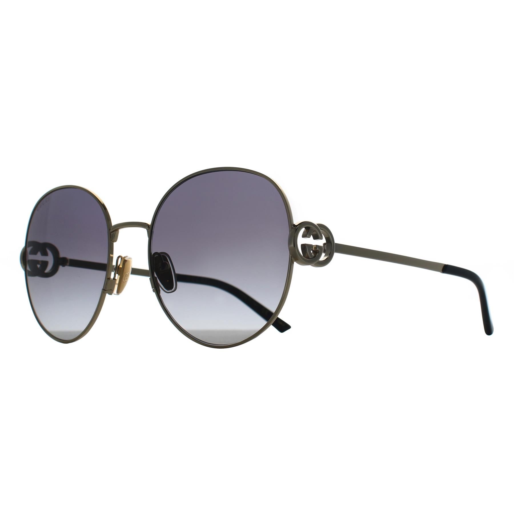 Gucci Round Gold Grey GG2047S