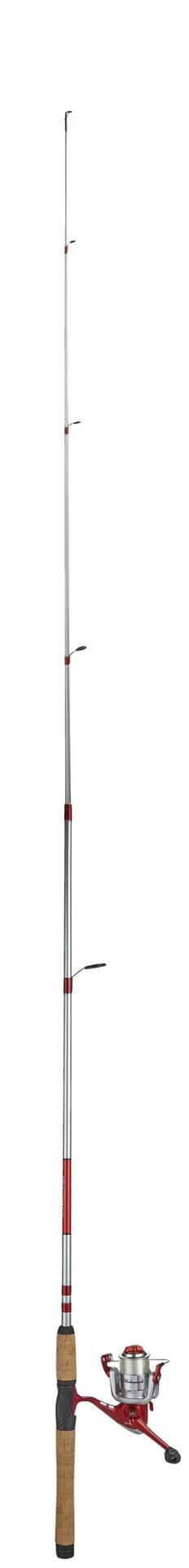 Shakespeare Catch More Fish Bass Spinning Fishing Rod and Reel Combo, Pre-Spooled, Medium, 6.6-ft, 2-pc