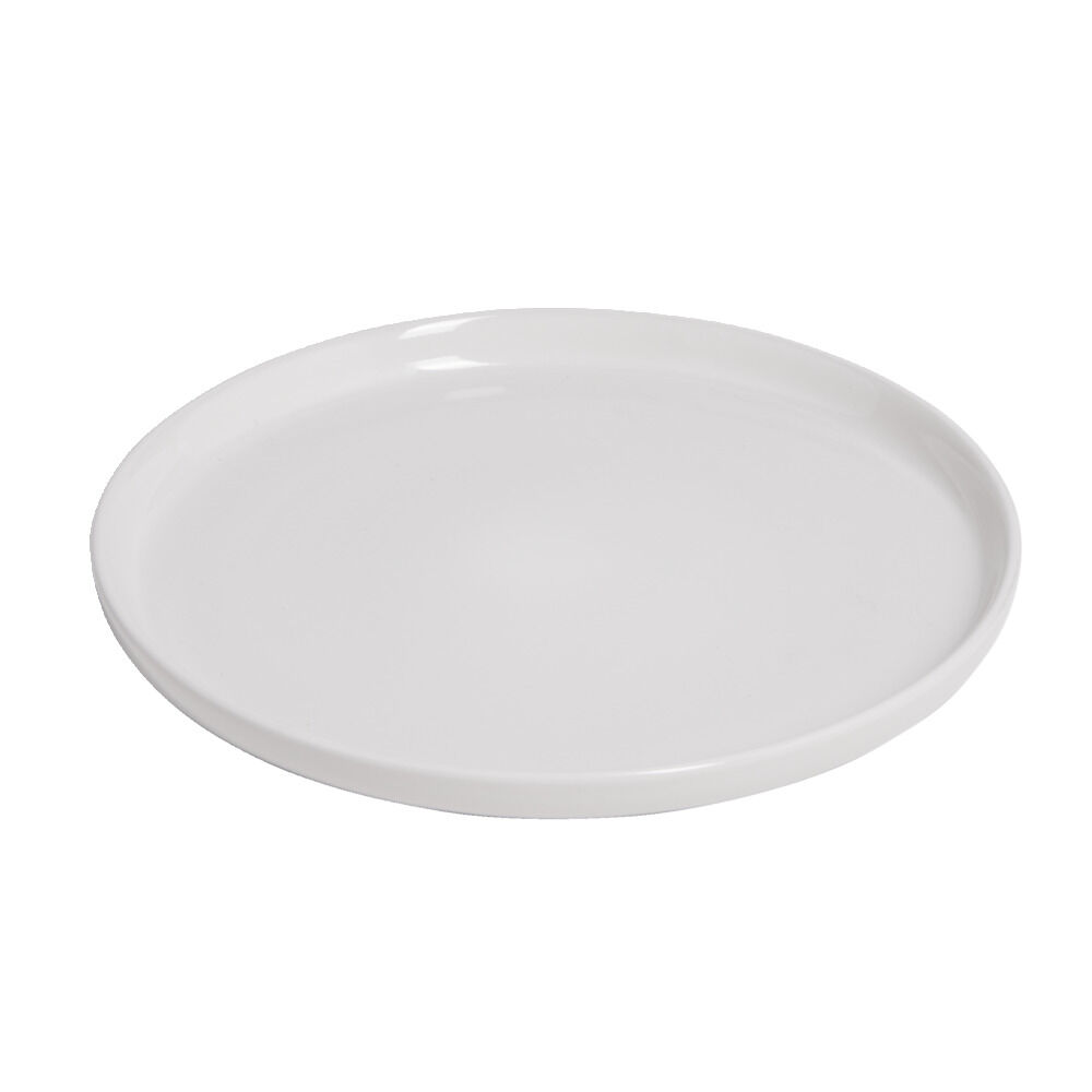Assiette à dessert ronde Oslo grès blanche Ø20cm