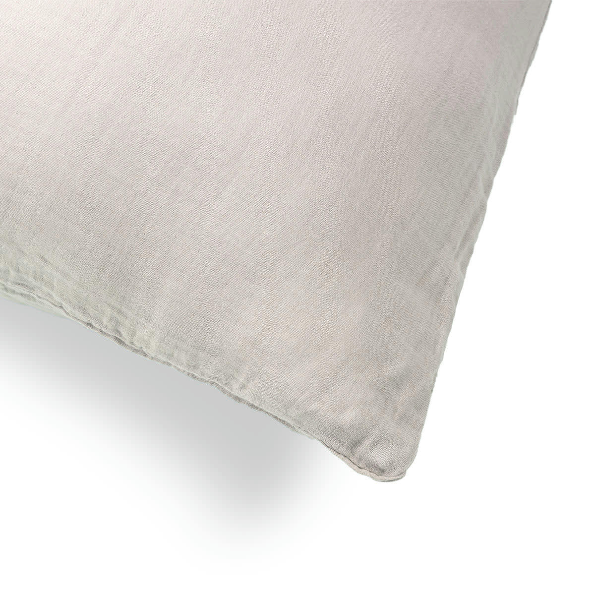 CLARA - Taie d'oreiller (x1) gaze de coton  65x65 gris perle