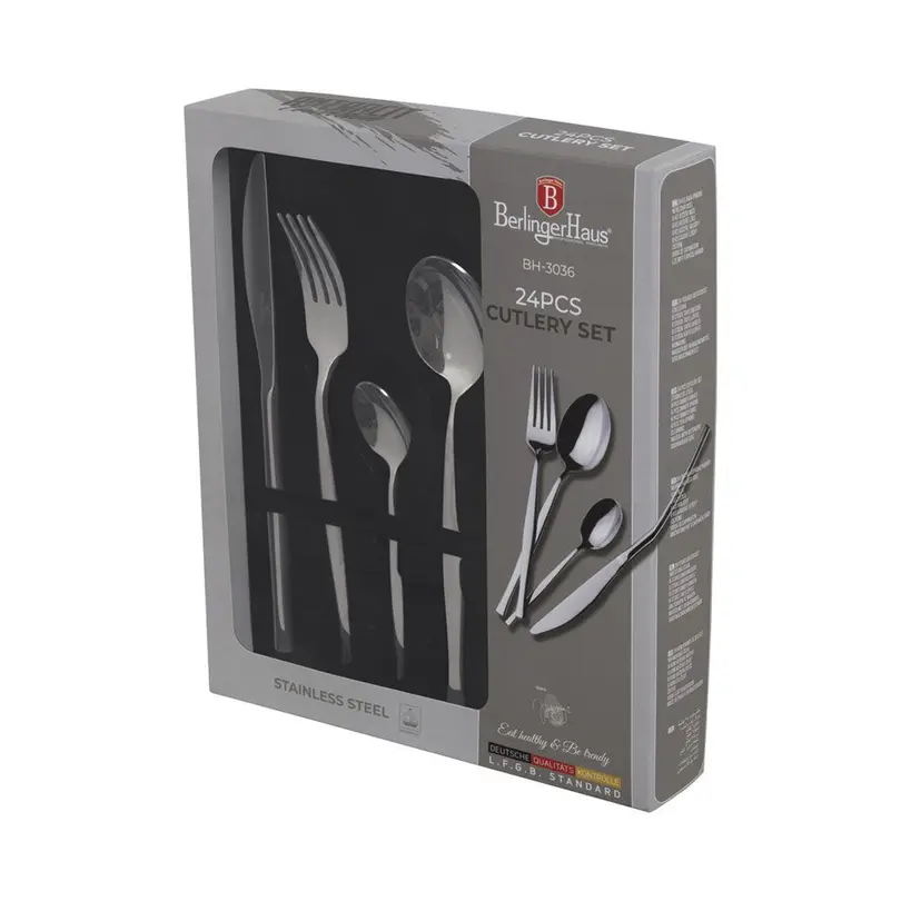 Besteckset 24-teilig Anthracite Collection
