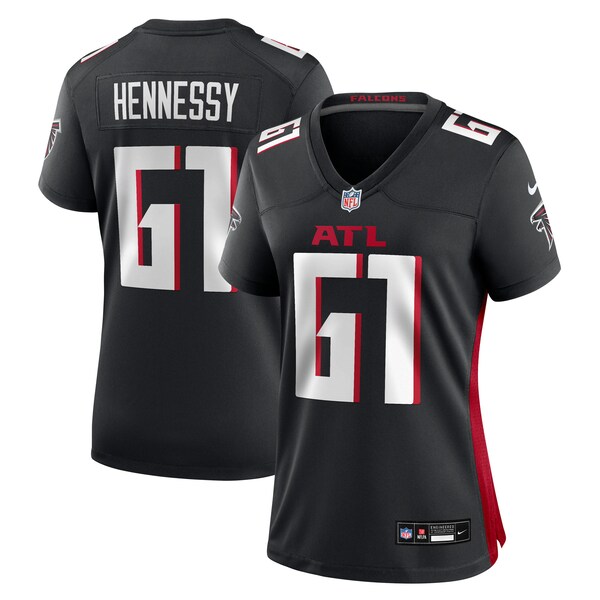 Matt Hennessy Atlanta Falcons Nike Women's Team Game Jersey -  Black