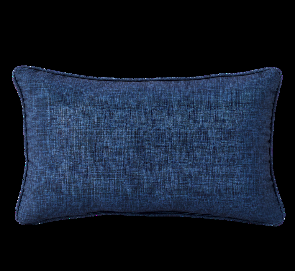 CANVAS Summer Palm Reversible Patio Lumbar Cushion, UV & Water-Resistant, 20 x 12-in