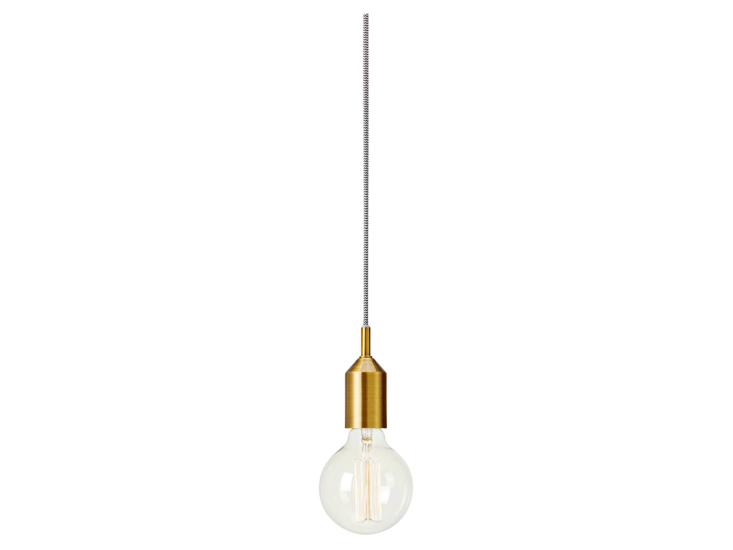 Lampa wisząca Bronx metalowa złota