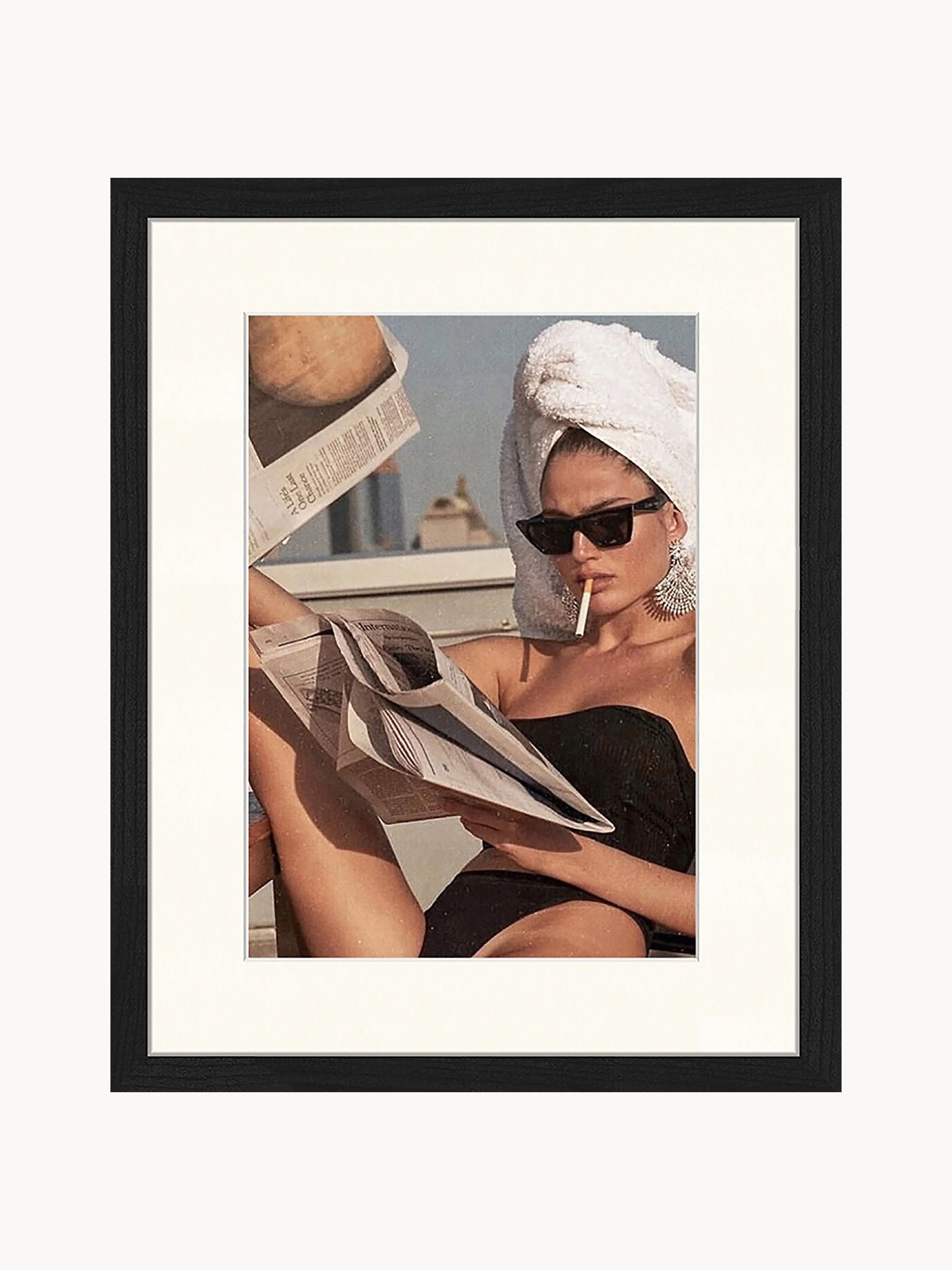 Gerahmte Fotografie My Morning Paper
