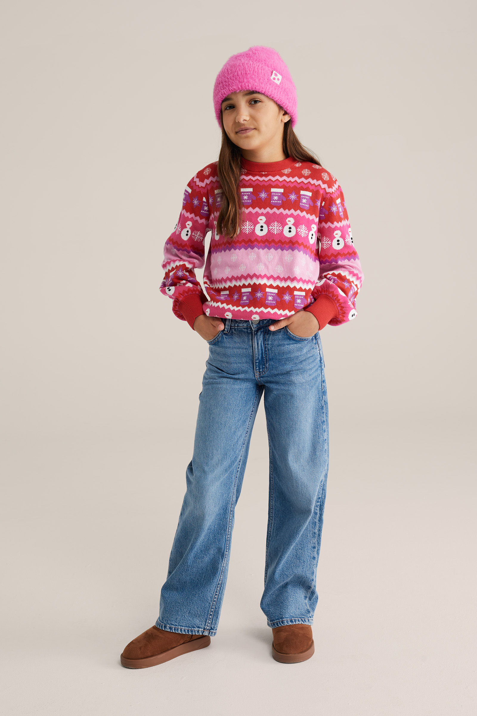 Meisjes trui met print