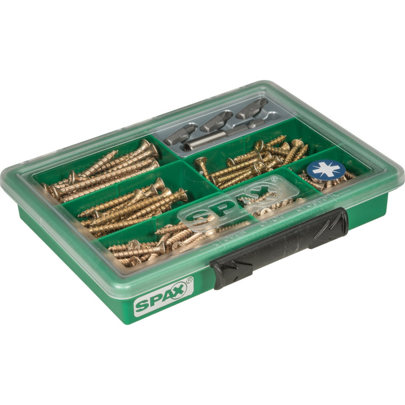 Assortiment de vis et d'embouts 274 pièces SPAX