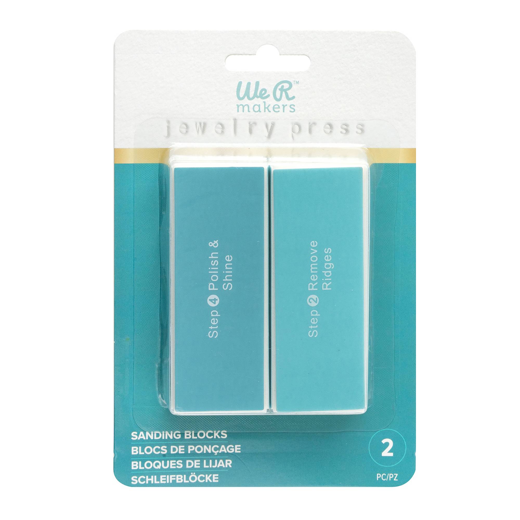 We R Makers Jewellery Press Sanding Blocks 2 Pack