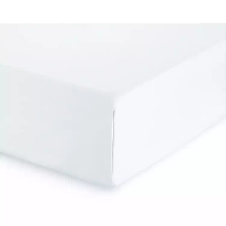 Habitat Pure Cotton 200TC White Flat Sheet - Single