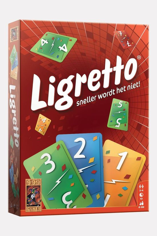 999 Games Ligretto Rood Kaartspel