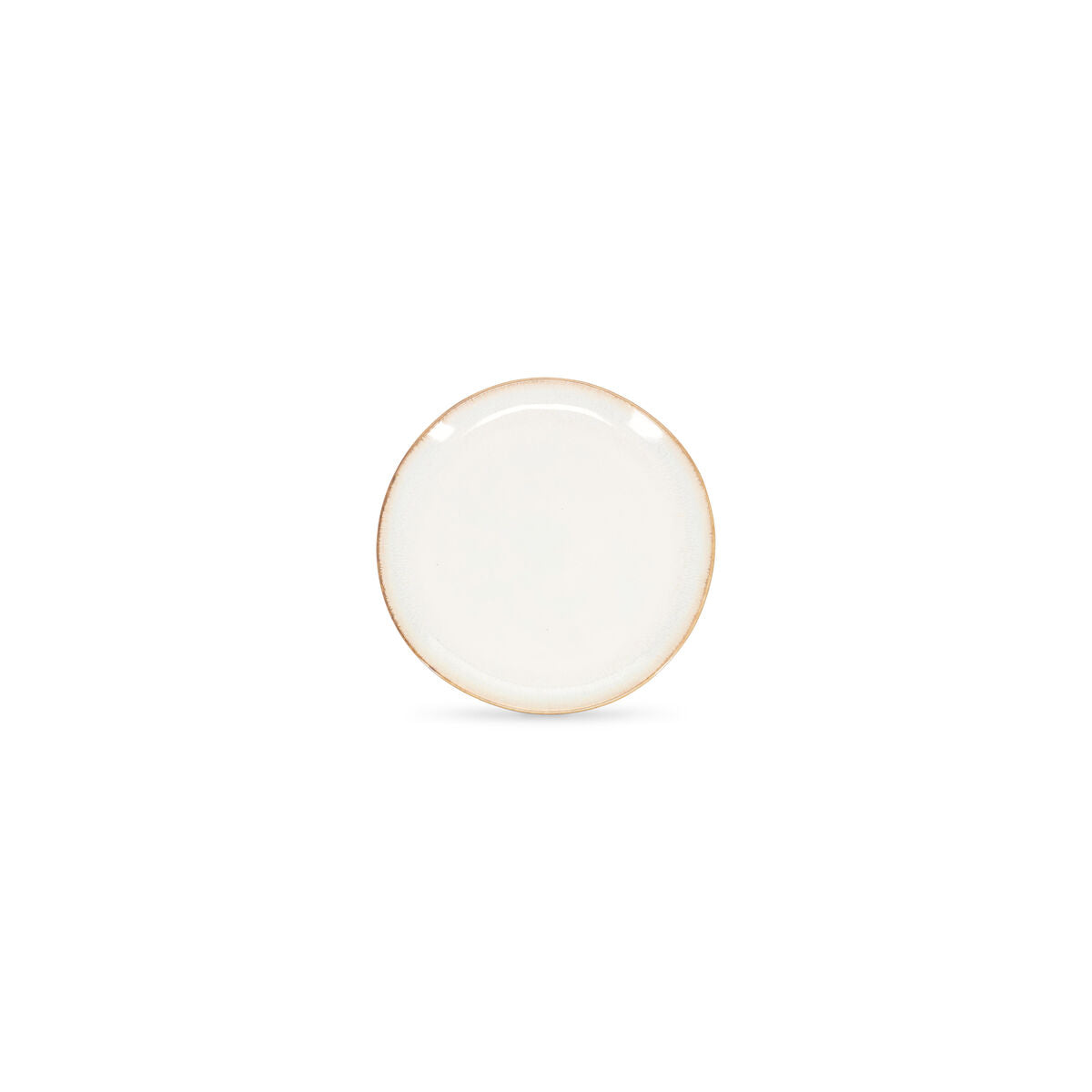 Salt & Pepper - Plat bord 21cm coupe wit Artisan - Set van 4