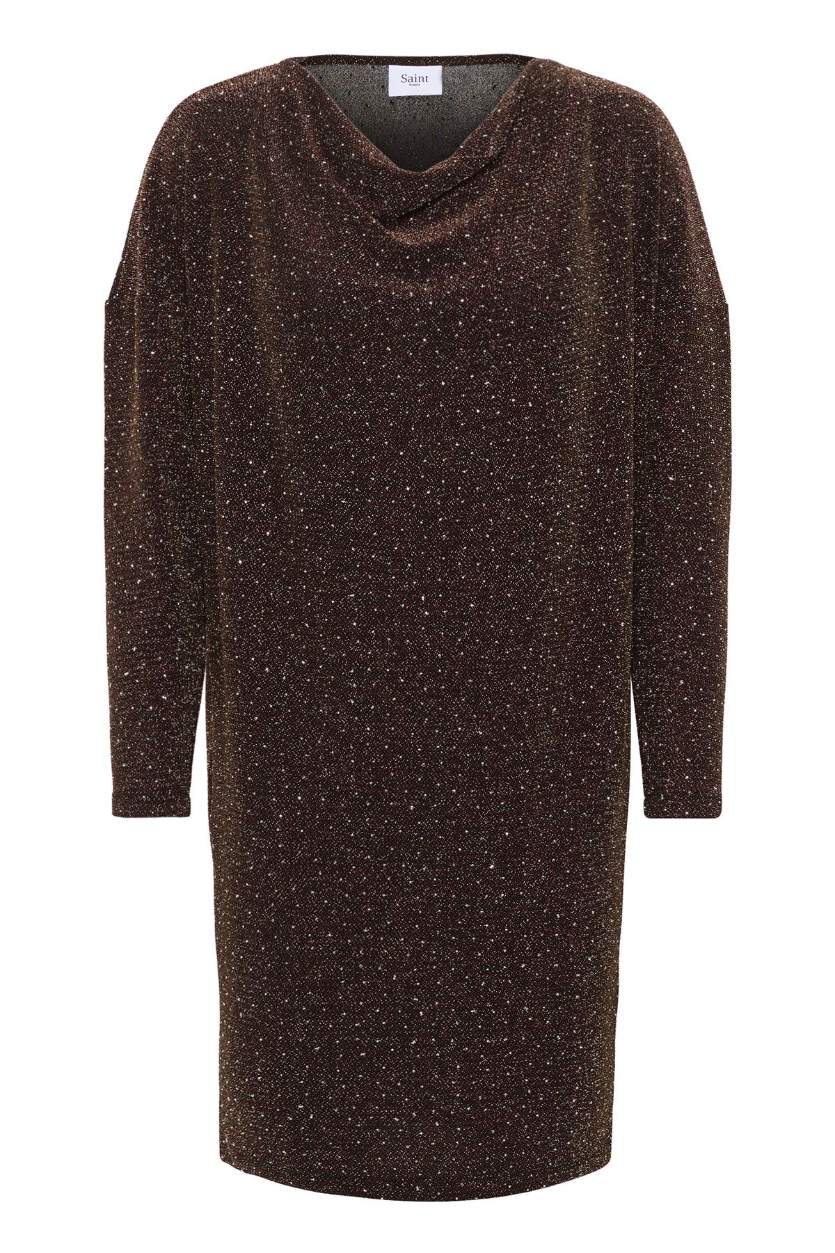 Saint Tropez NoellaSZ Cowl Neck Shimmer Dress