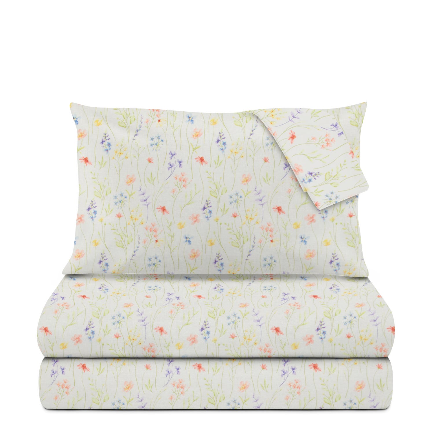 Completo letto matrimoniale cotone botanic