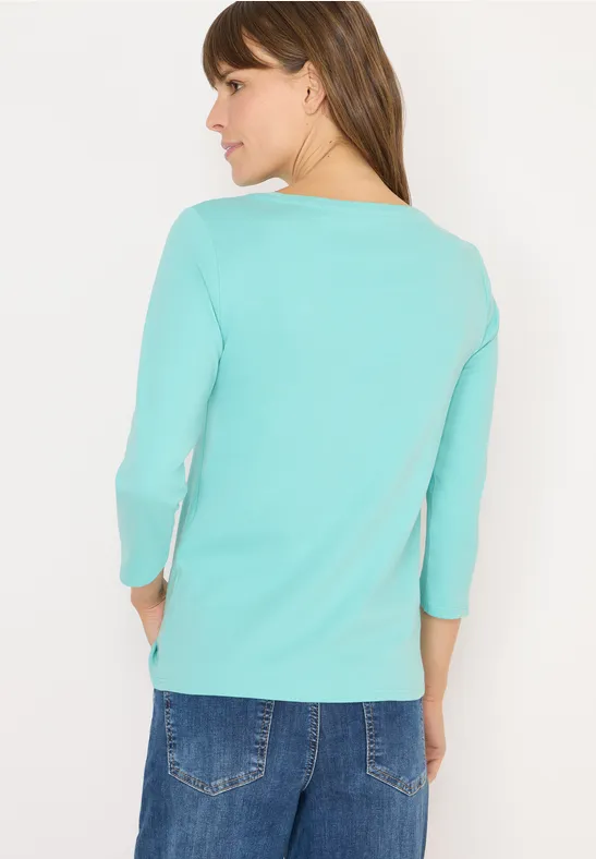 Basic Shirt in Unifarbe