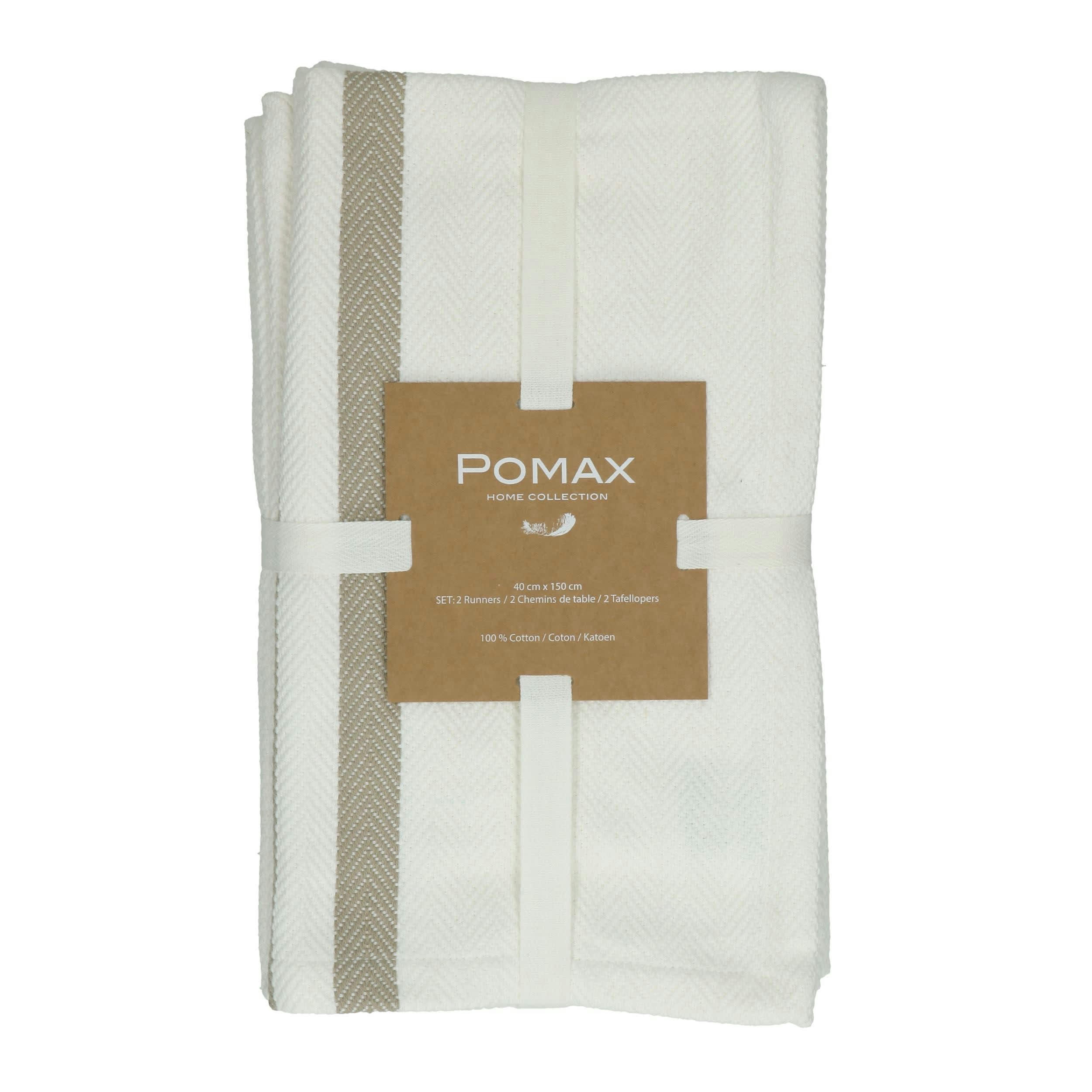 TIZIA - Set de 2 chemins de table