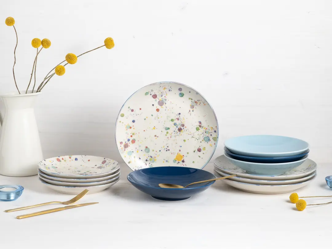 Geschirrset 12-teilig Candy Drops