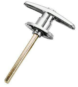 Ideal Security T-Shape Garage Door Replacement Lock, 4-in