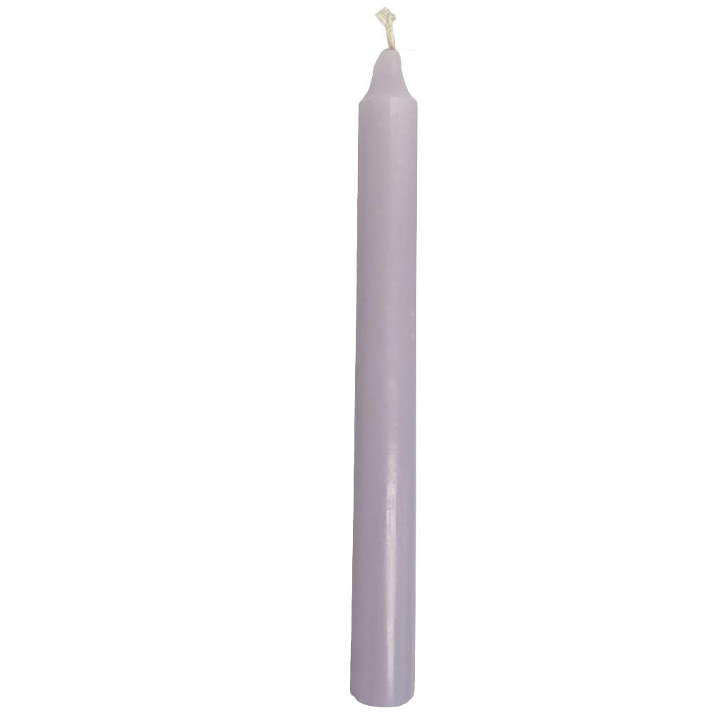 - Bougie teintée dans la masse lilas H21cm