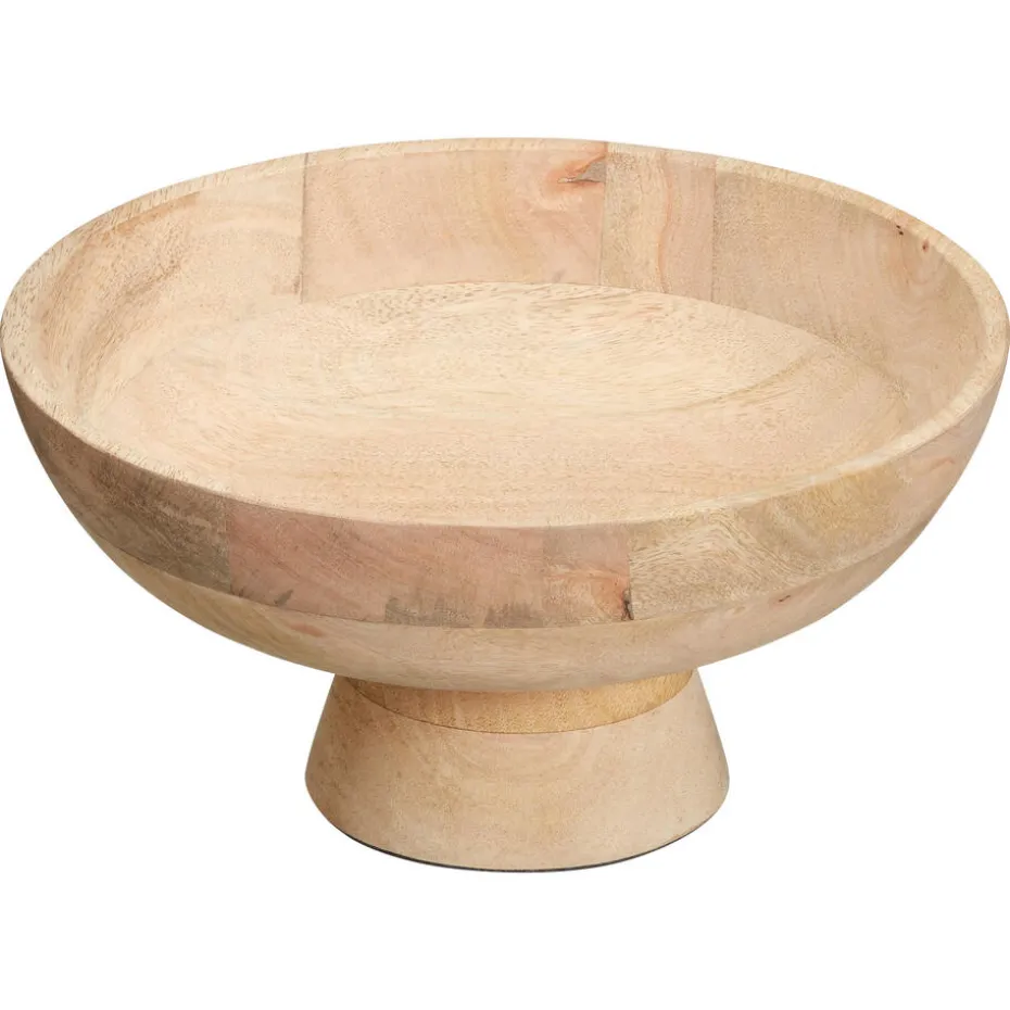 Kwantum Schalen | Schalen | Schaal Op Voet ⌀30cm Hout  Naturel