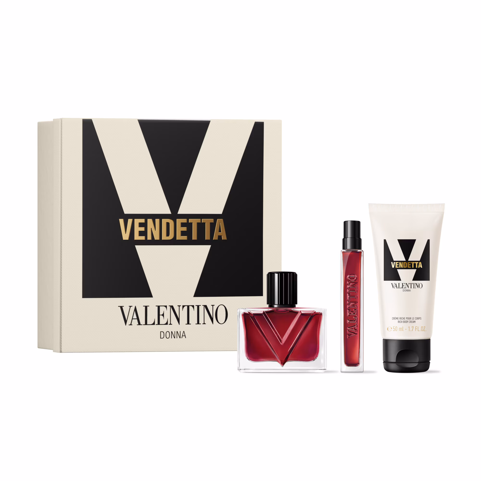 VENDETTA DONNACoffret - eau de parfum + format voyage + lait corps