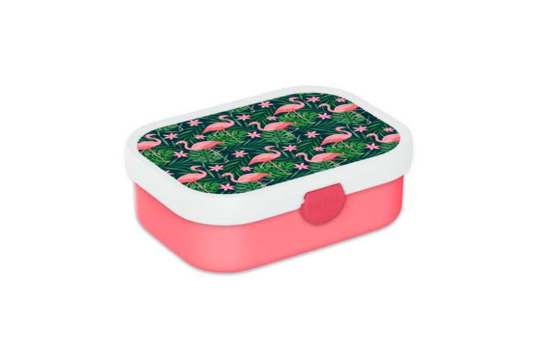 Ontwerp je eigen Lunchbox Campus - Flamingo