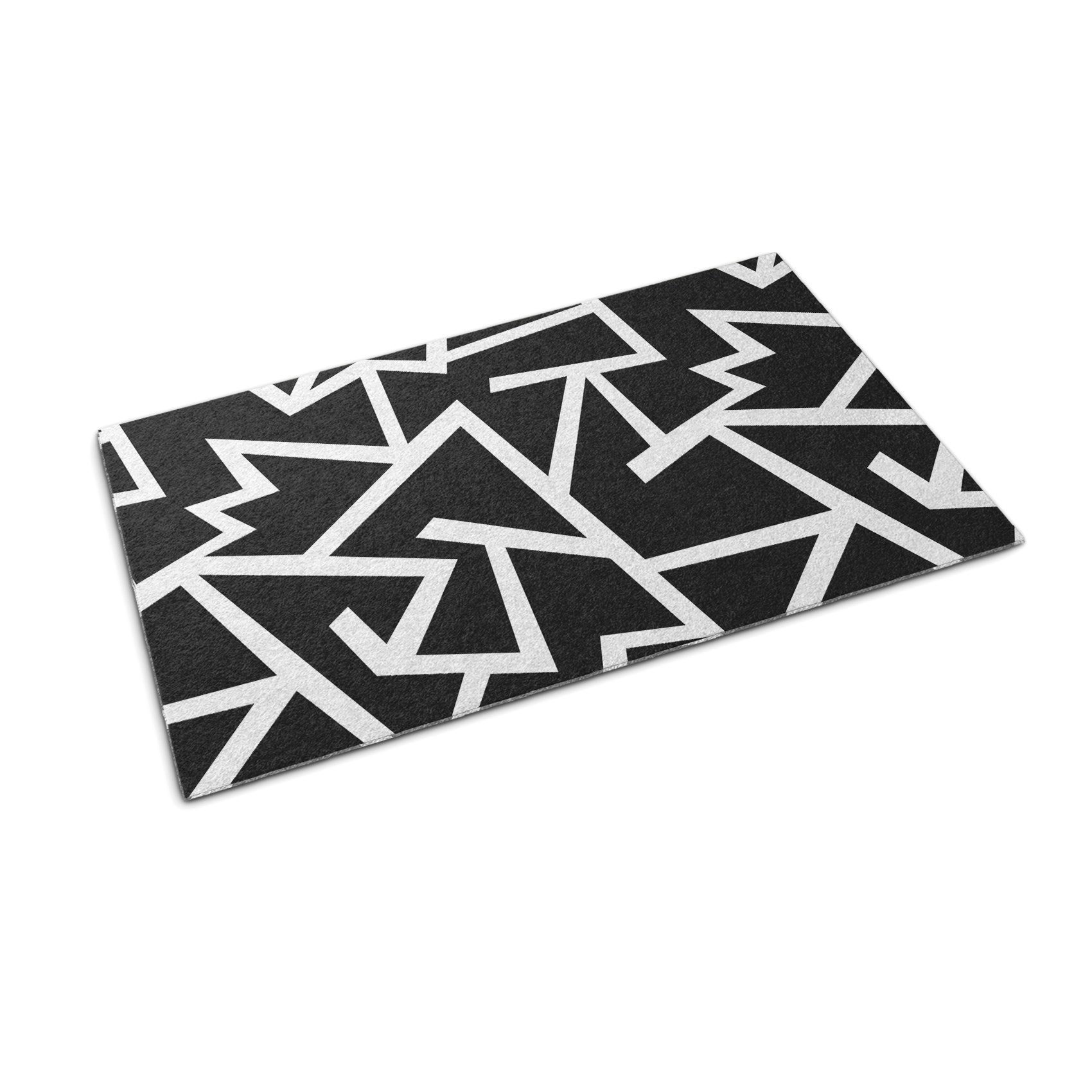 Mata pod drzwi 60x40 Linie Geometryczne nowoczesna wycieraczka Tulup