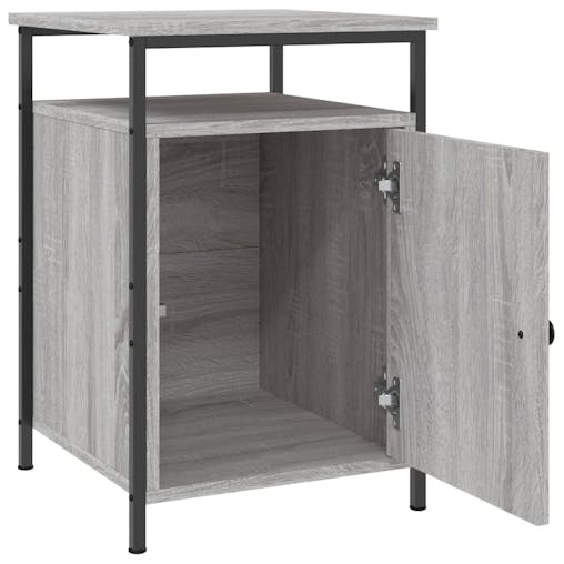 NNEVL Bedside Cabinets 2 pcs Grey Sonoma 40x42x60 cm Engineered Wood