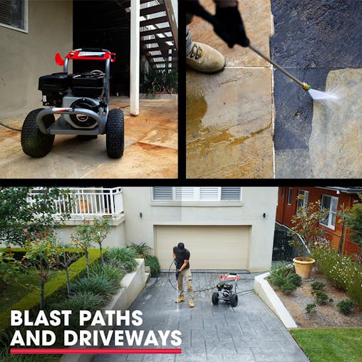 NNEMB 4800PSI Petrol-Powered High Pressure Cleaner Washer-TX770