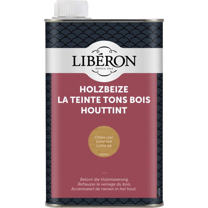 Teinte pour bois chêne clair 0,5 L LIBERON