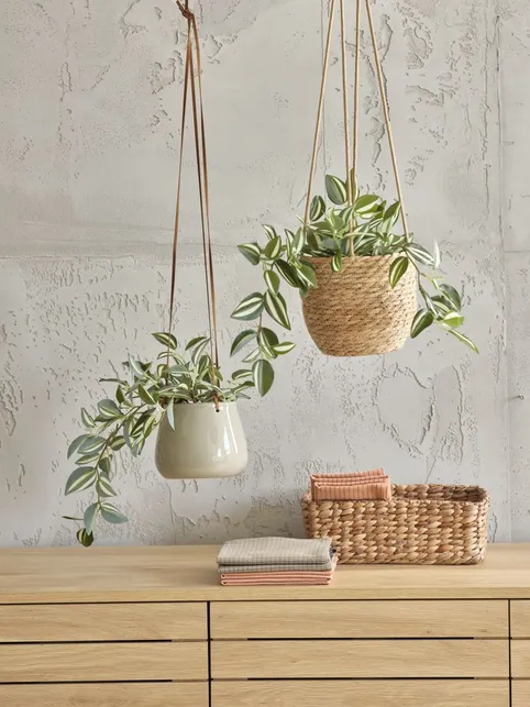 Kunstig hængeplante ASGAR H48cm