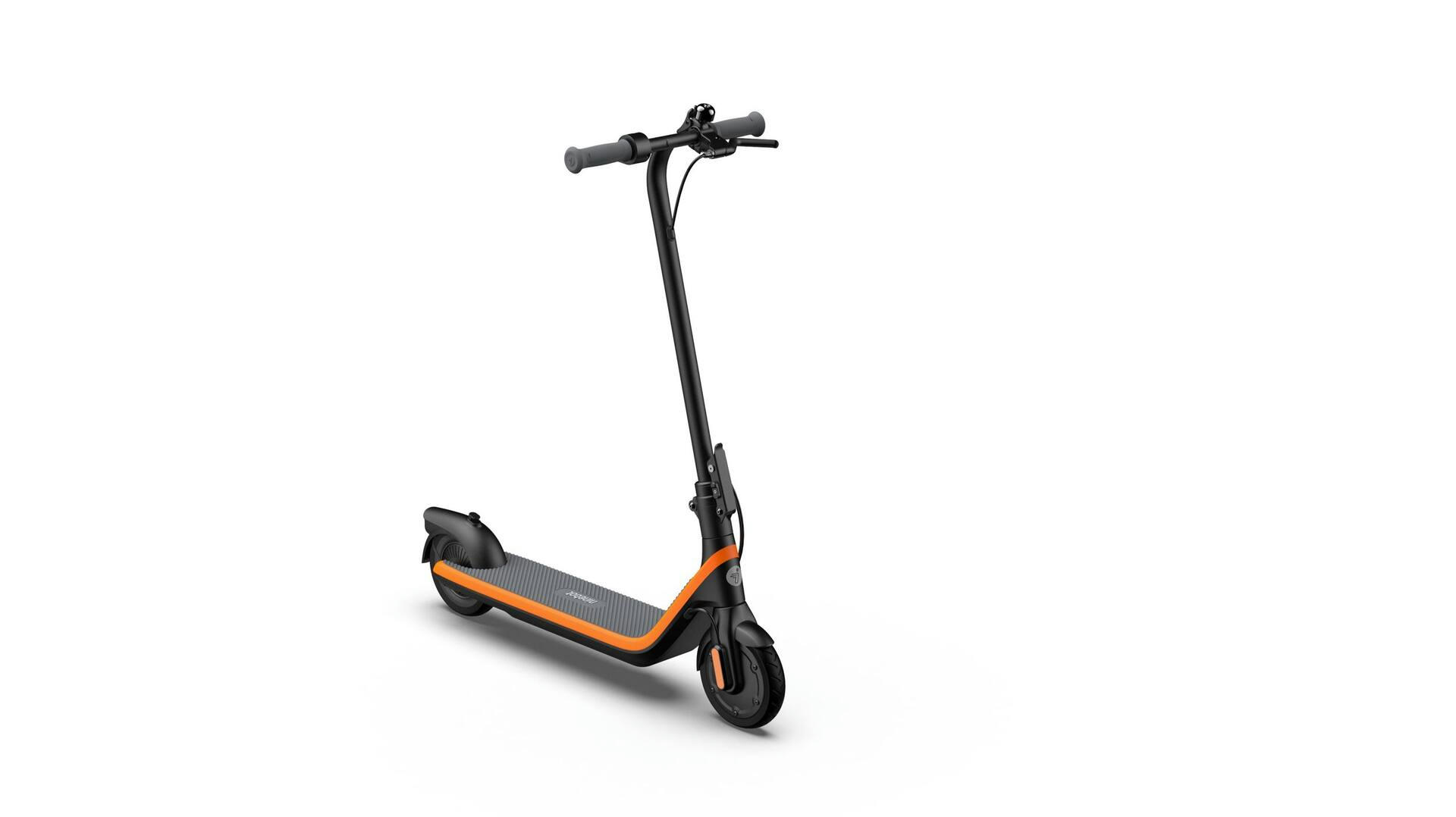 Segway Ninebot C2 Electric Scooter, Kids, Black/Orange