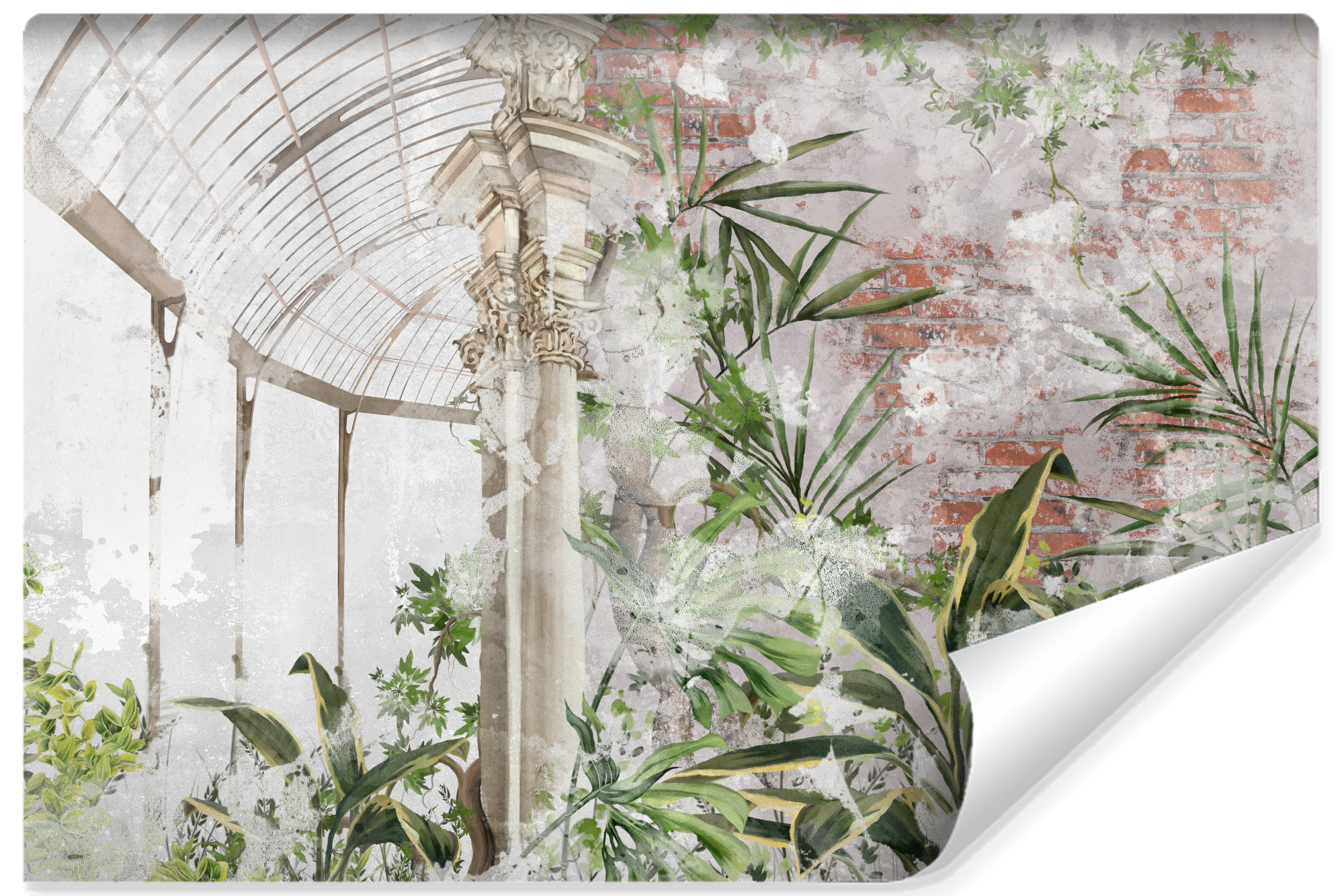 Fototapeta Abstrakcyjne Liście Tropikalne Mural 90x60cm