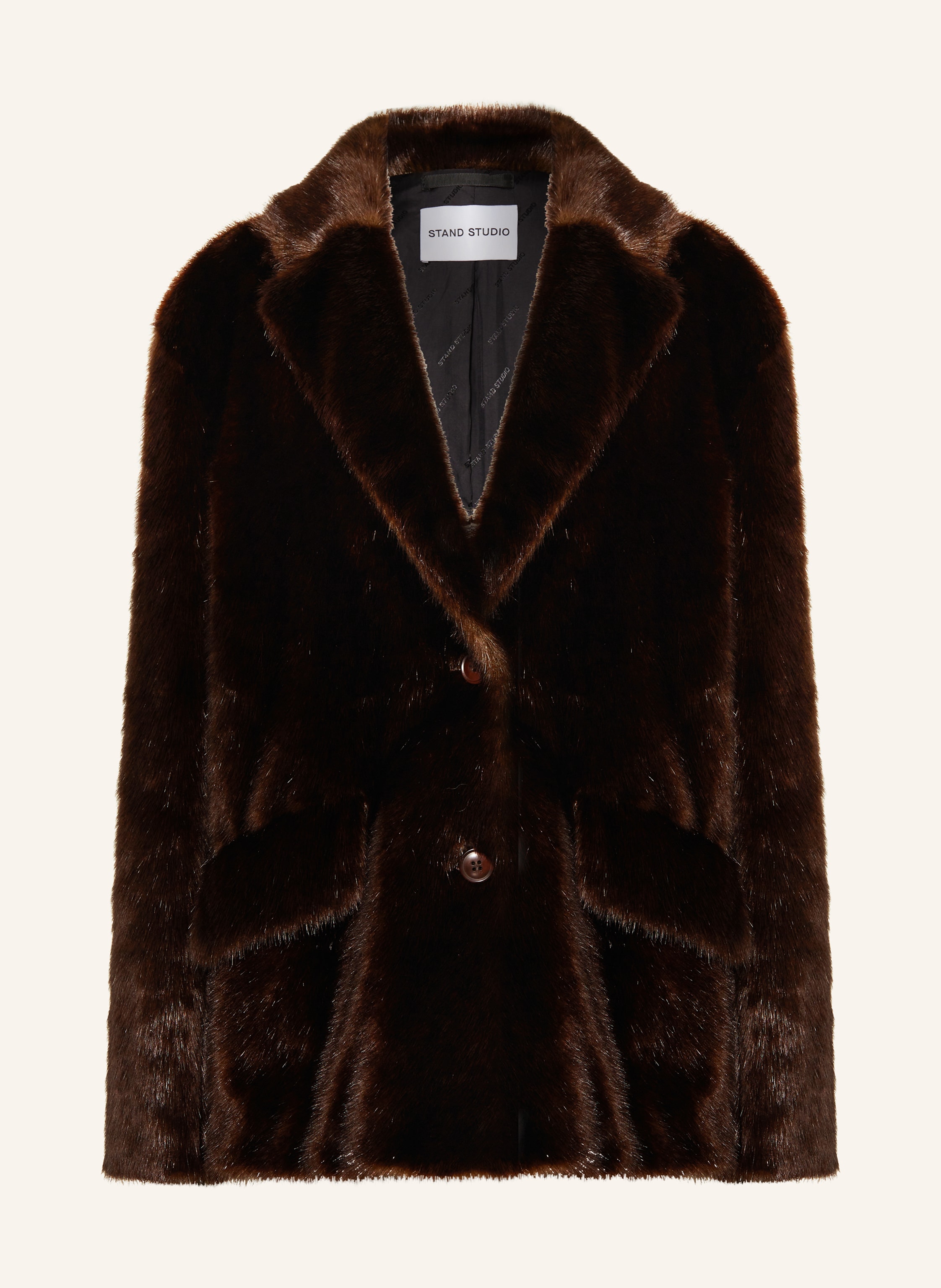STAND STUDIO Kunstfell-Jacke EVYN