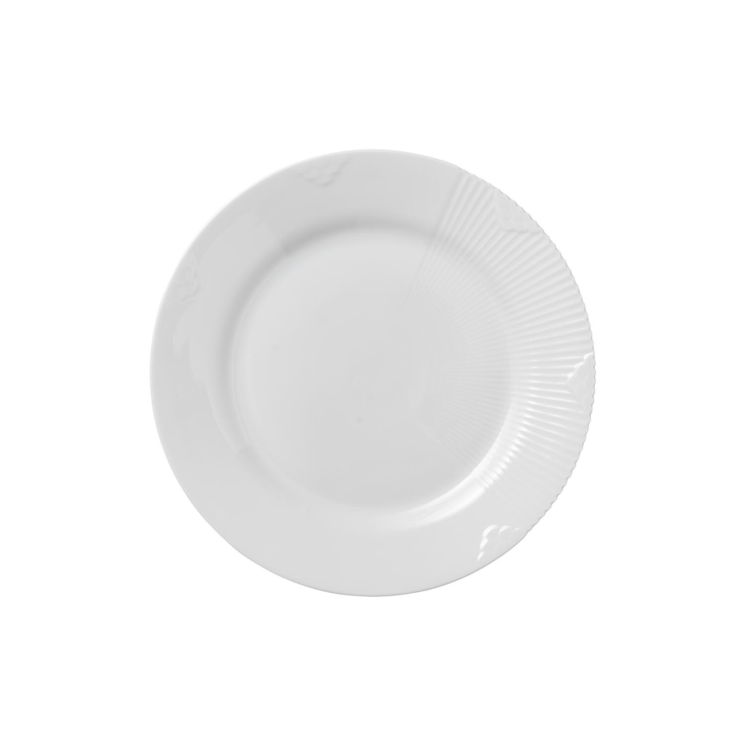 Hvid Elements tallerken ø 22 cm