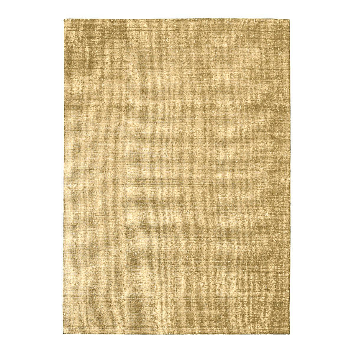 NUDE - Tapis en laine et coton ocre 120x170