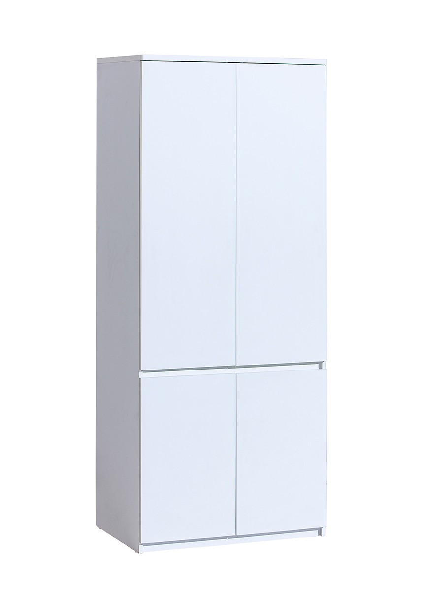 Biała szafa uchylna ubraniowa ARCA 80 cm AR1