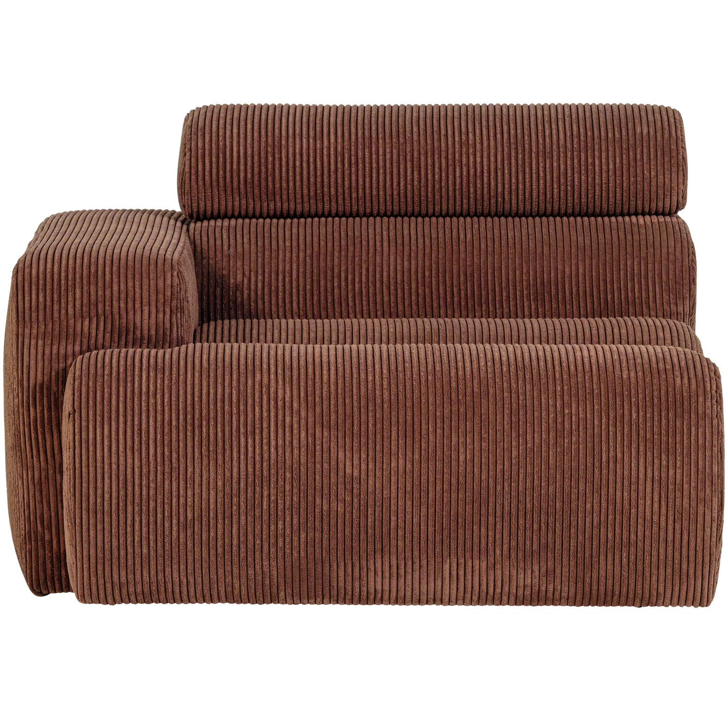 WOOOD 1-zits element bank arm links Novi - Ribstof - Terra - 86x109x113