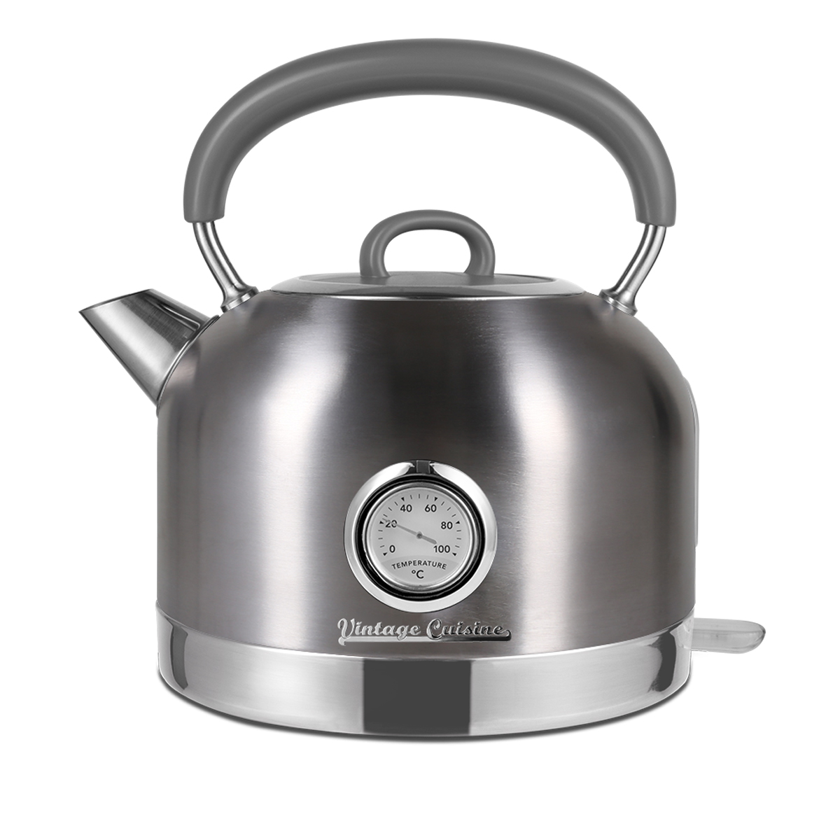 Chaleira elétrica VINTAGE CUISINE prateada 2200w