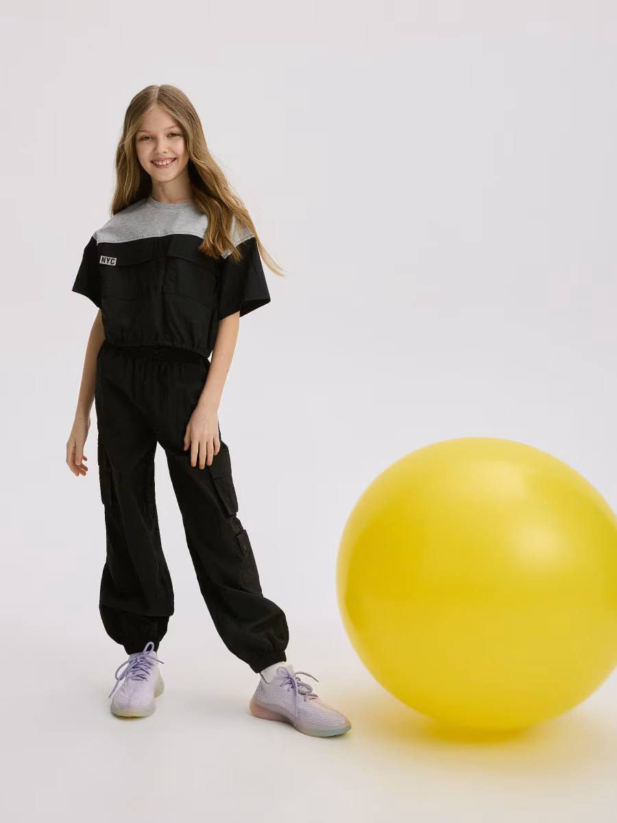 Combined Fabrics T-Shirt