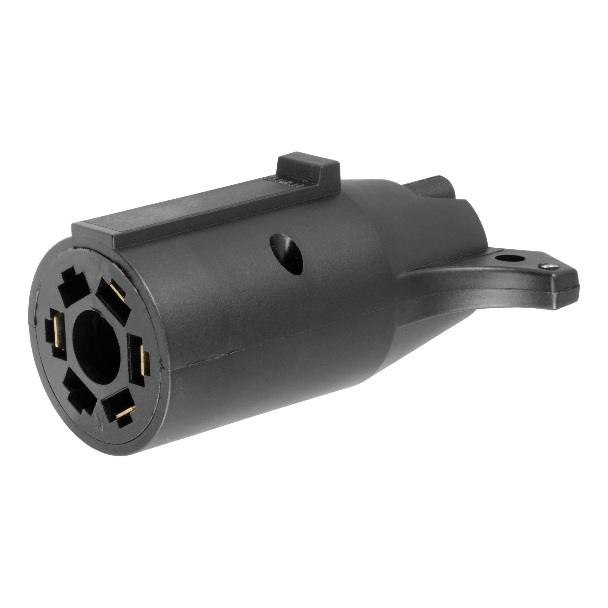 CURT Electrical Adapter 7-Way Round to 4-Way Flat Trailer