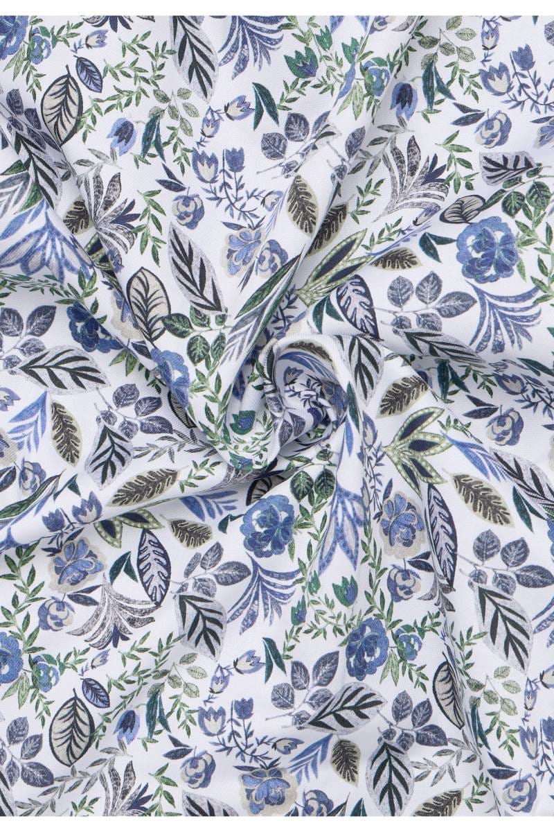 ETERNA Modern Fit Hemd Weiß/Mehrfarbig, Blumen