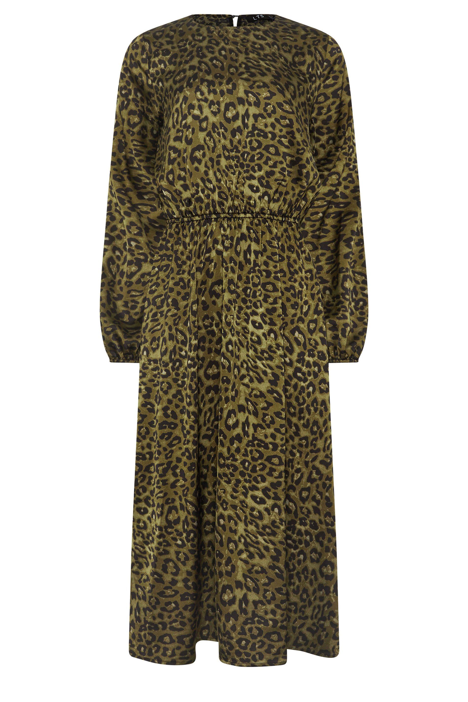 Long Tall Sally Tall Leopard Print Tea Dress