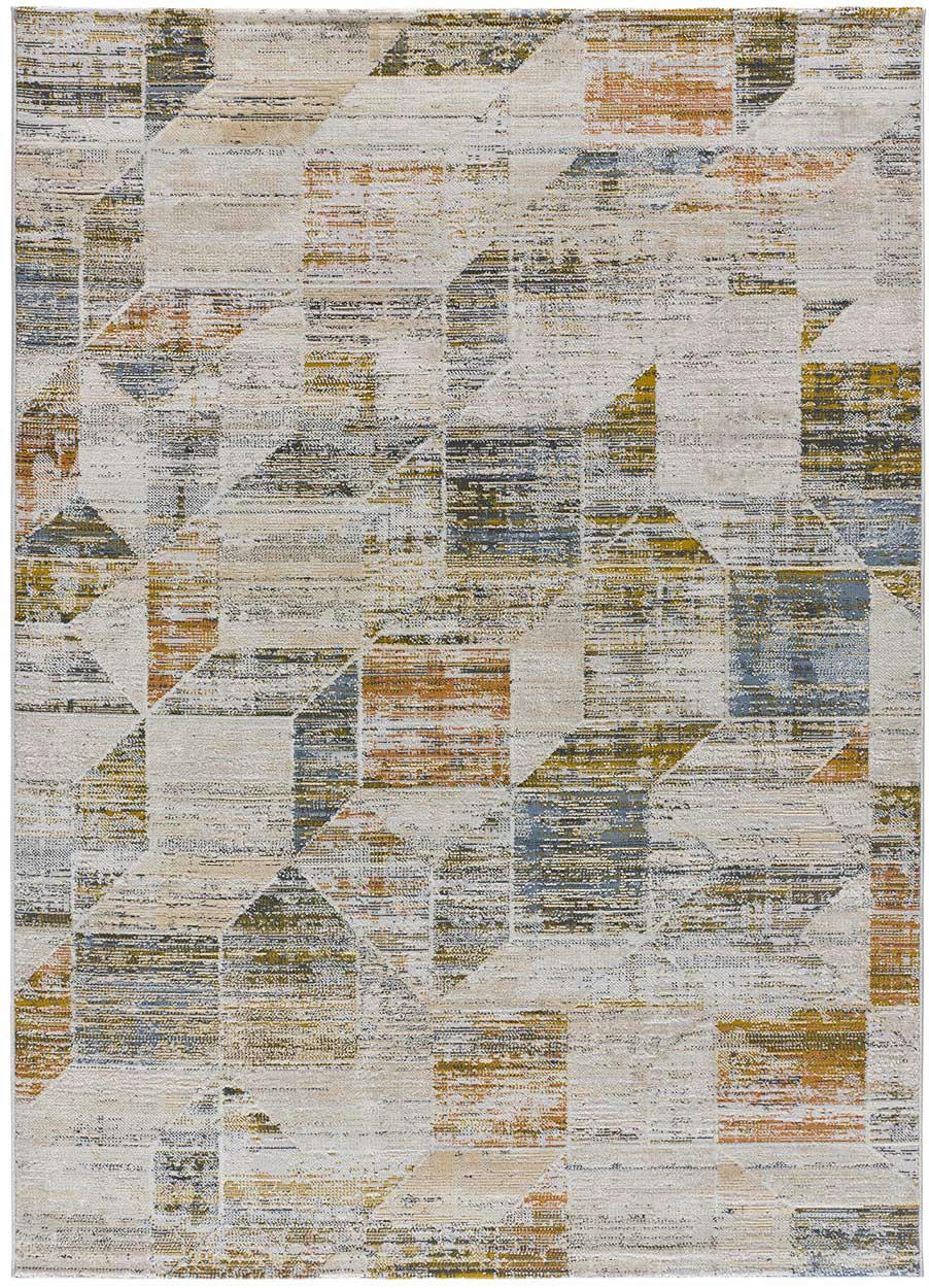 KILIS - Tapis de style vintage multicolore, 134X200 cm