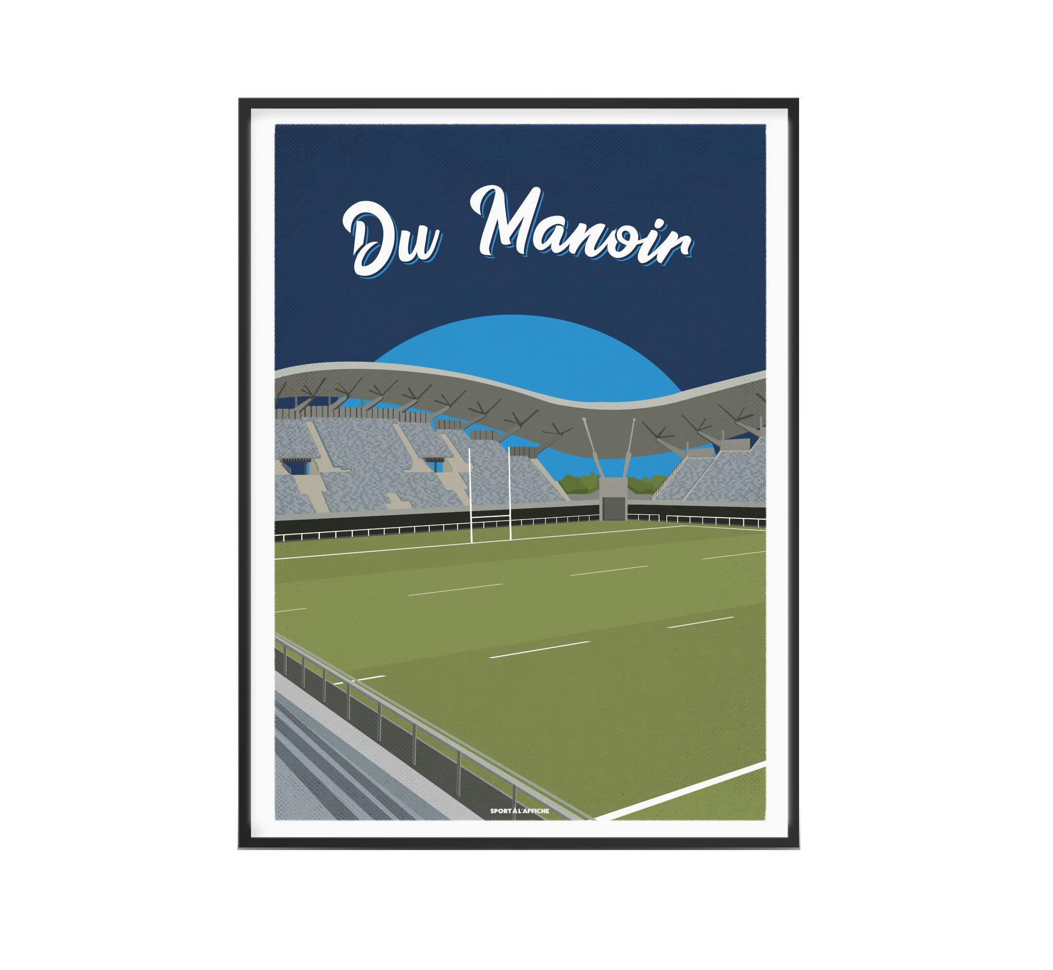 RUGBY - Affiche Rugby - Satde Yves du Manoir 60 x 40 cm