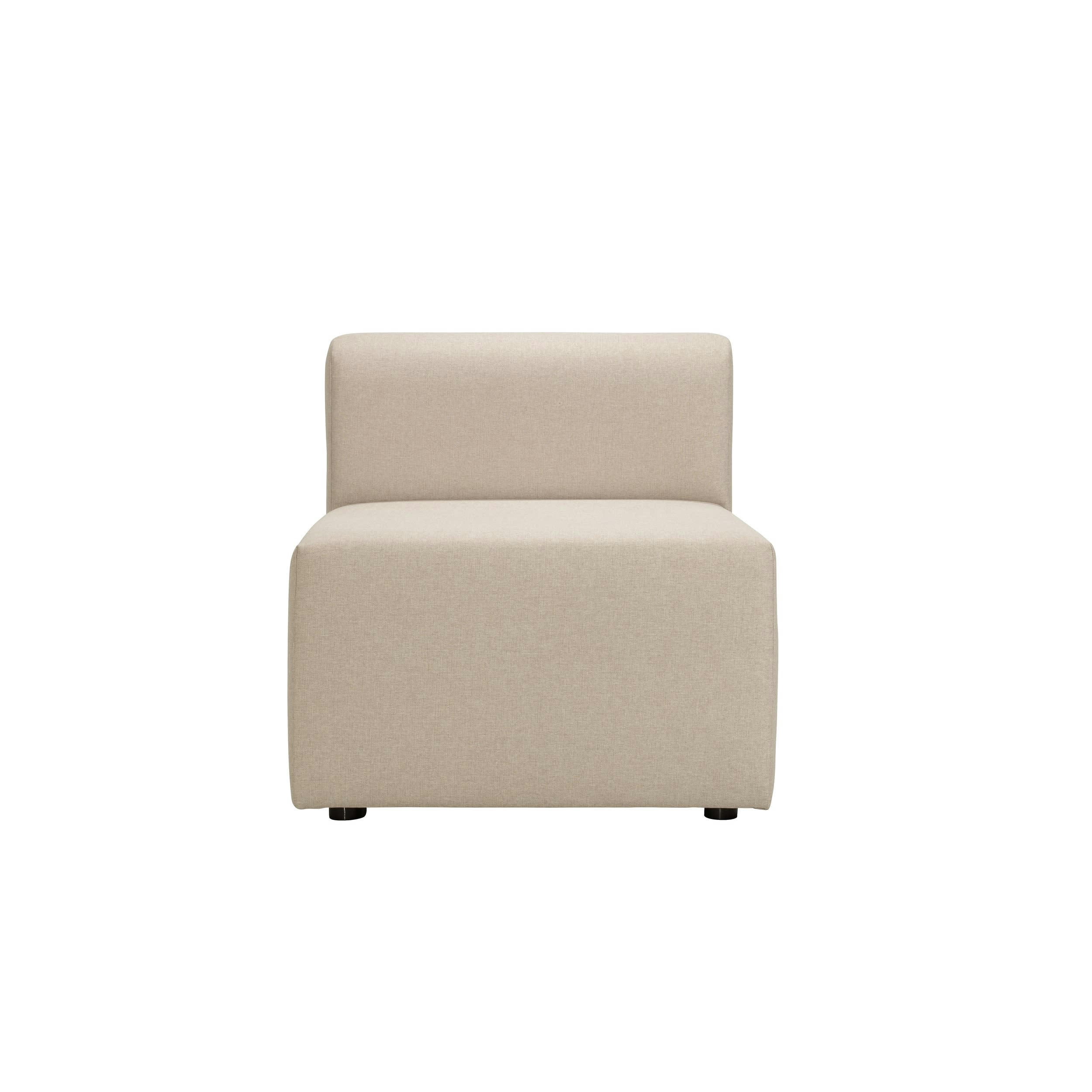 PINOT - Chauffeuse pour canapé modulable en tissu beige