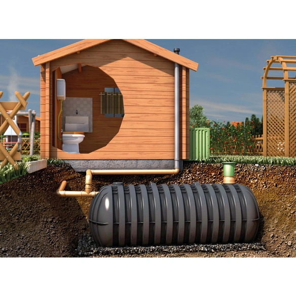 Sammelgrube 3000 L, mit DIBt Z-40.24-524