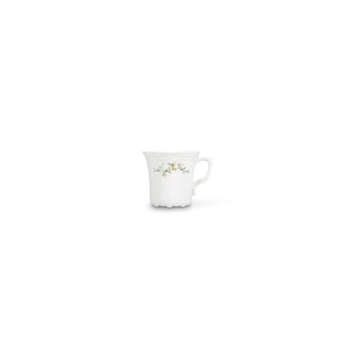 Bonbistro - Kop 20cl brown flower Retro - Set van 6